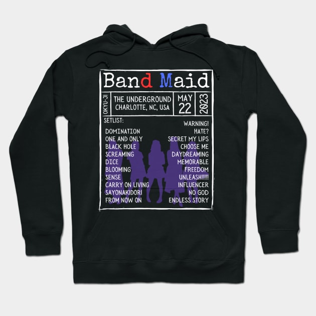 Band Maid Charlotte May 2023 Hoodie by Daz Art & Designs